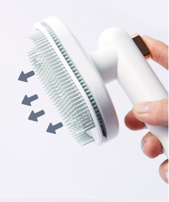 Pet Hair Brush With Release button