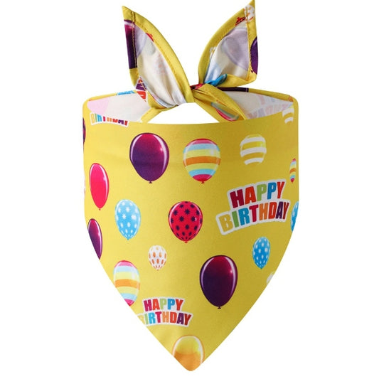 Cat Dog Birthday Bandana