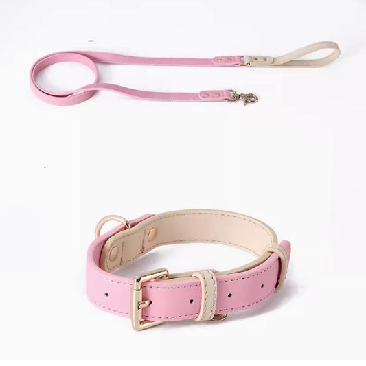 Impression Dog Collar & Leash - Pink