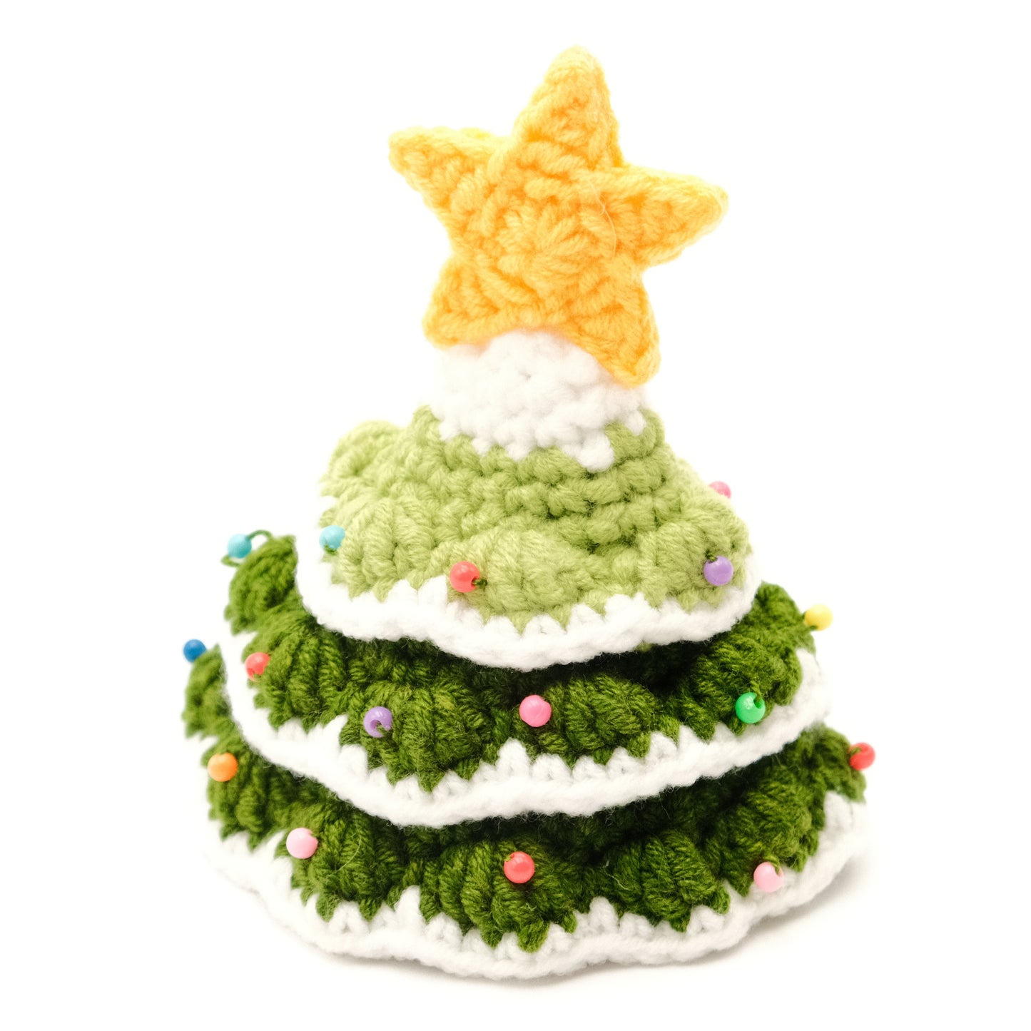 Handcrafted Crochet Hat - Christmas Tree Hat (light green)