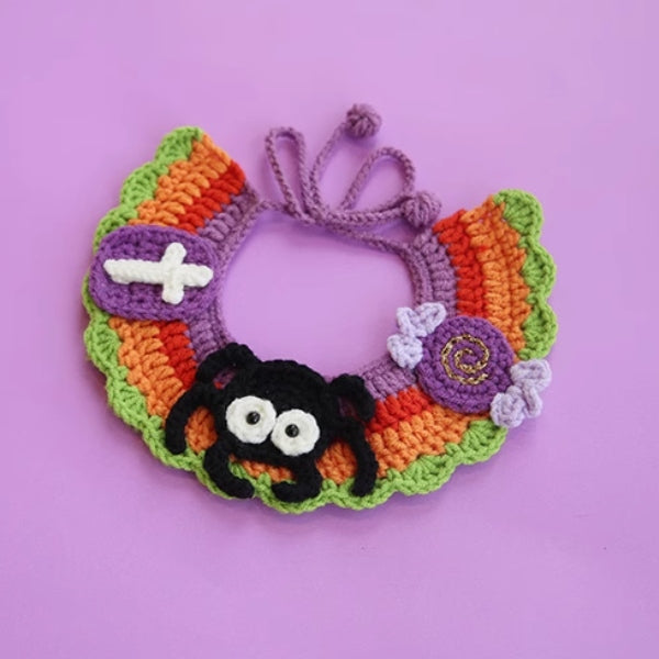 Handcrafted Crochet Collar - Spider